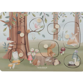 PRECOMMANDE - Puzzle sonore en bois FSC - Forest Friends