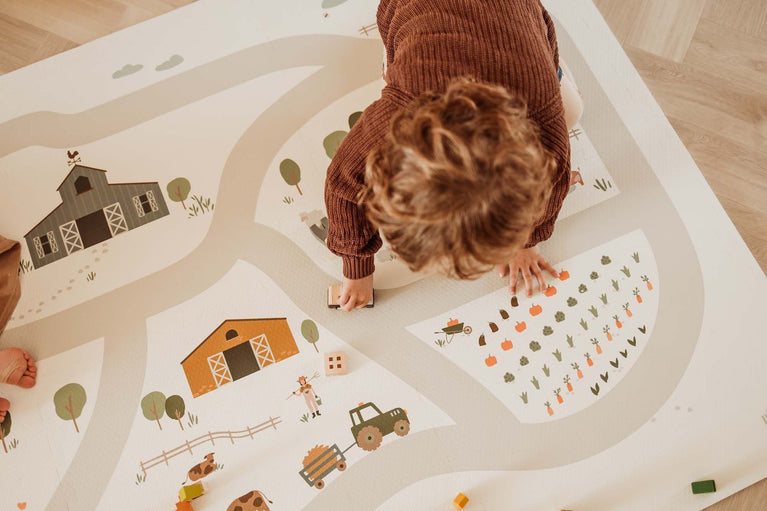 Tapis d’éveil puzzle EEVAA - Farm