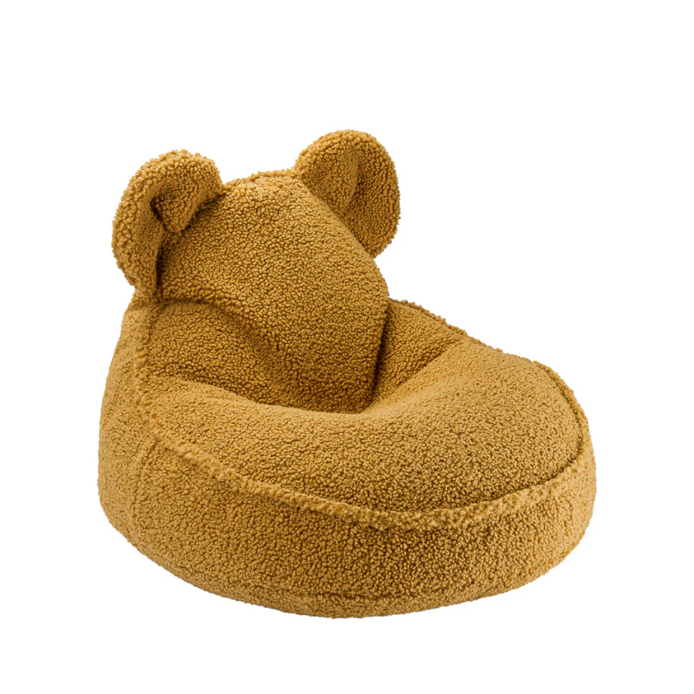 Pouf enfant ours - caramel