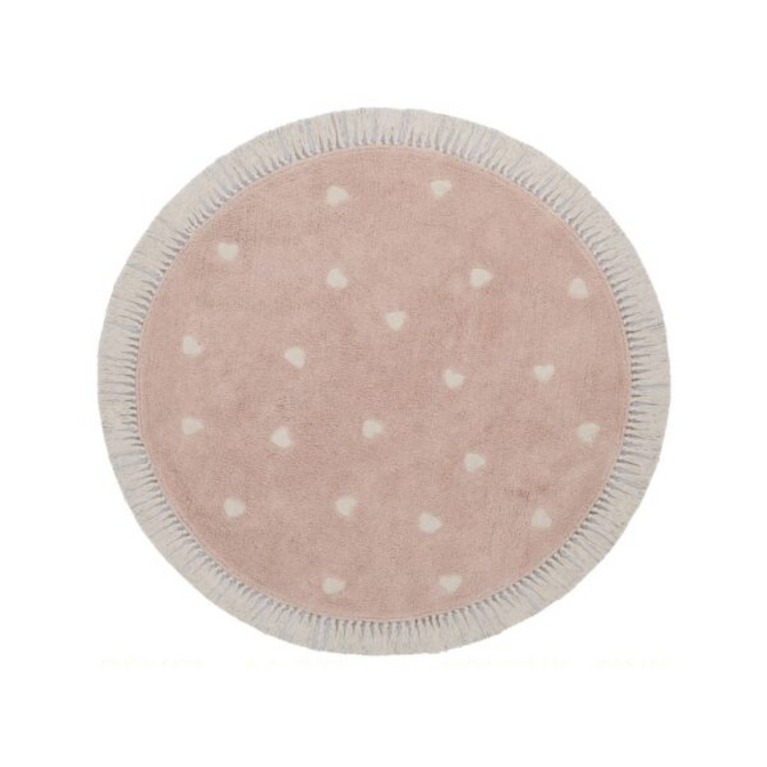 Tapis rond - Fleur