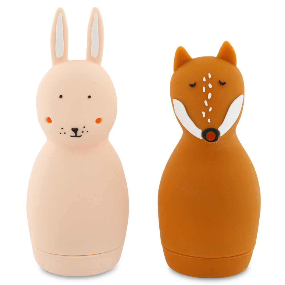 Jouet de bain Squeezy animals - Mrs. Rabbit & Mr. Fox