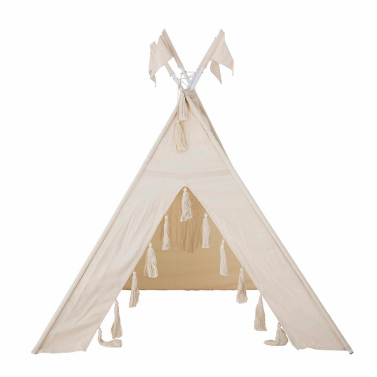 Tipi pour enfant - tissus & macramé