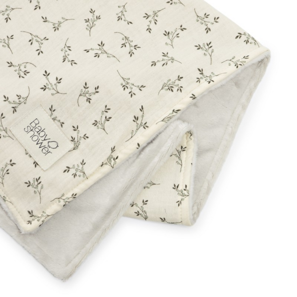 HOUSSE MATELAS LANGER OLIVE BLOOM