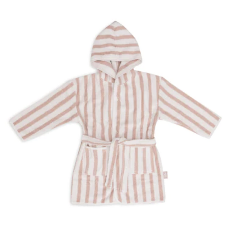 Peignoir 1-2 ans Stripe Éponge - Wild Rose