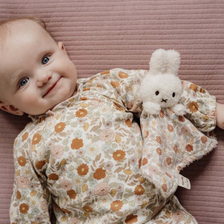 Doudou miffy vintage flowers