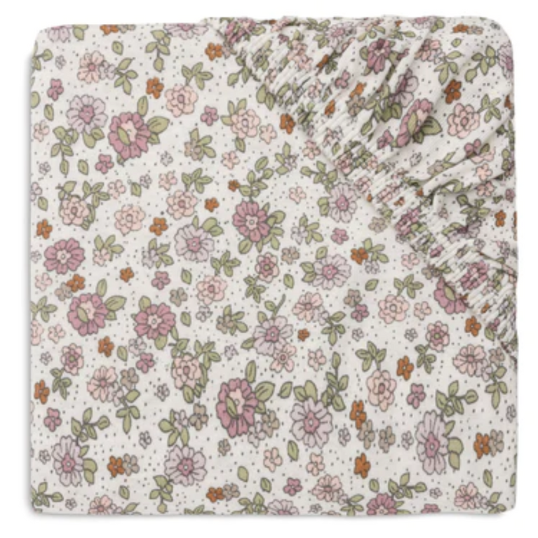 Drap-housse Jersey 70x140cm Retro Flowers