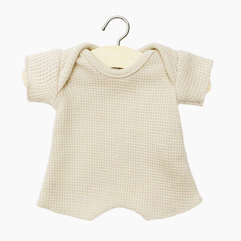 Babies – Body shorty en maille nid d’abeille lin