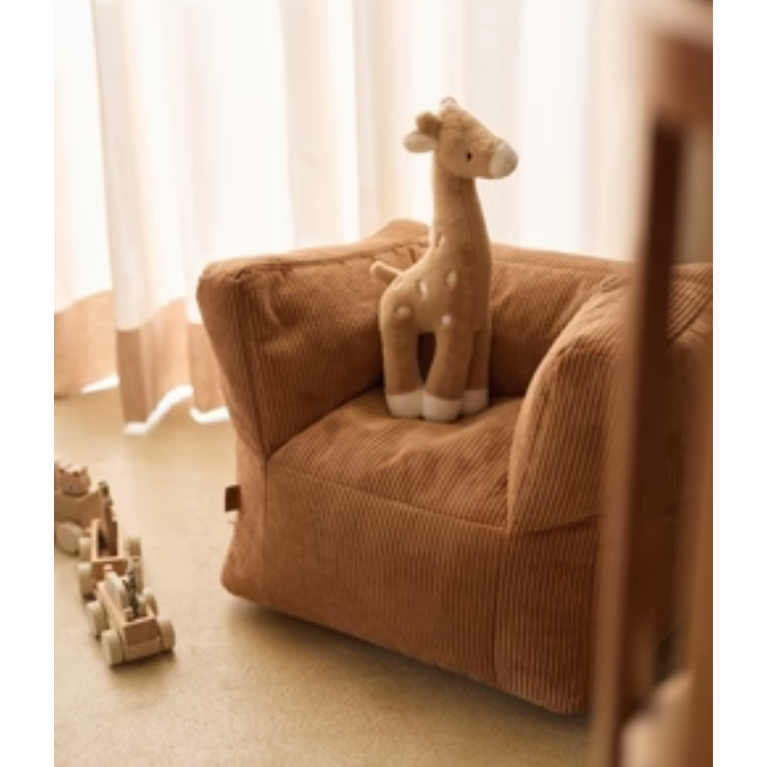 Fauteuil Pouf Enfant Corduroy - Caramel