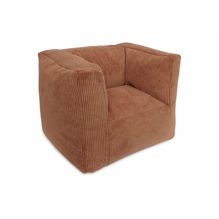 Fauteuil Pouf Enfant Corduroy - Caramel