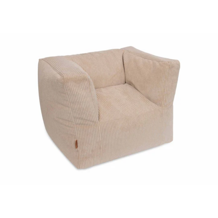 Fauteuil Pouf Enfant Corduroy - Natural