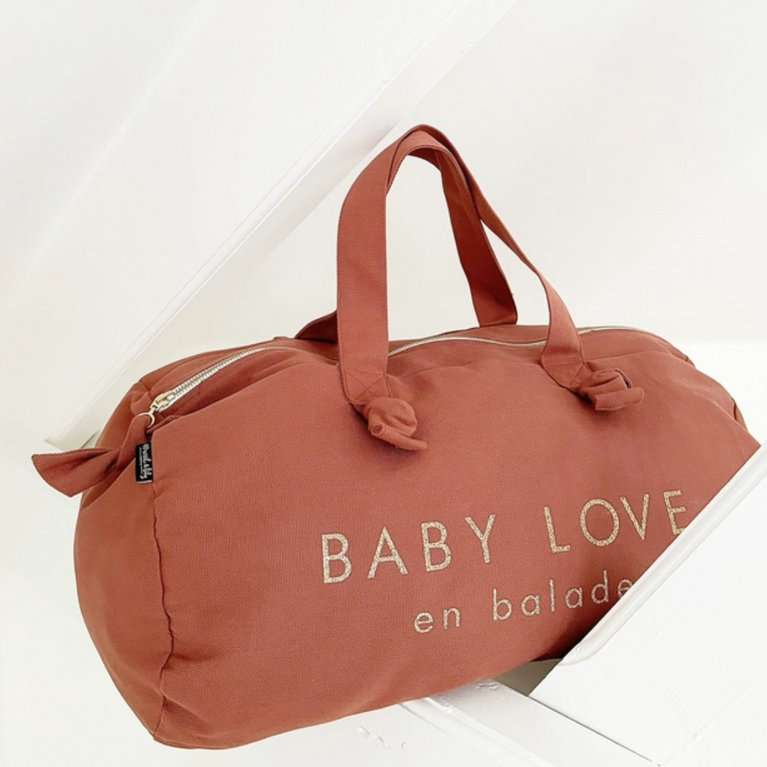 Sac polochon "Baby Love" coloris Terrarosa