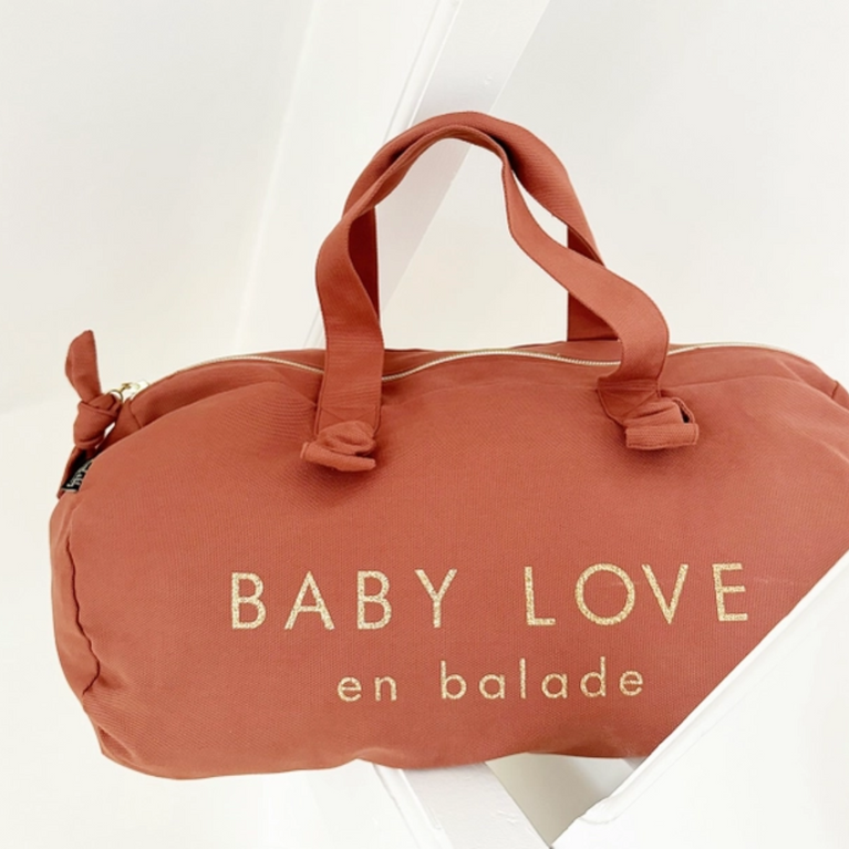 Sac polochon "Baby Love" coloris Terrarosa