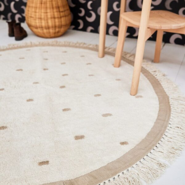 Tapis rond - Puck Dots