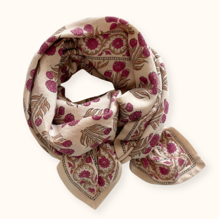 Big Foulard Latika "Bouton d'Or"