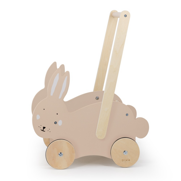 Chariot de marche en bois - Mrs. Rabbit