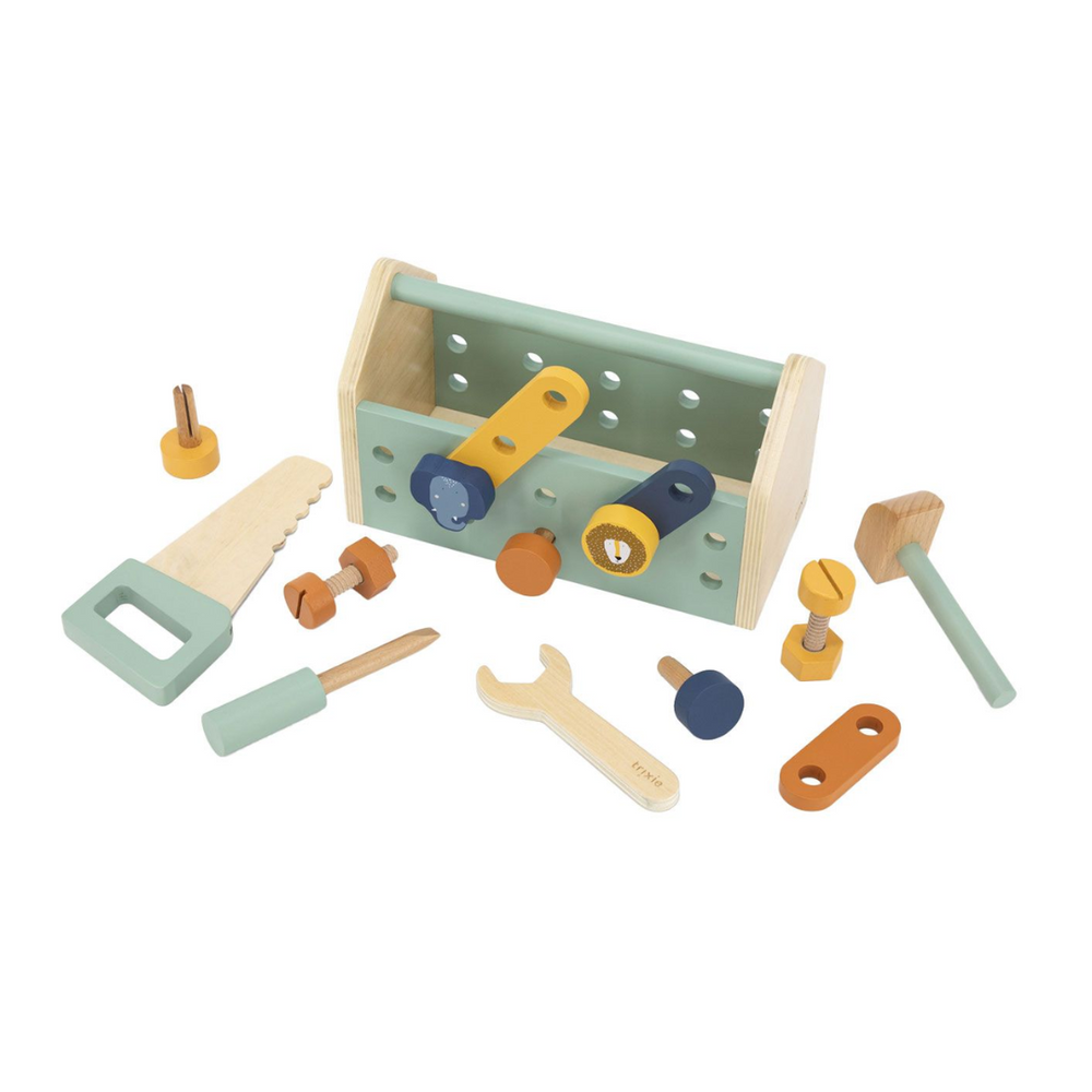 Boîte à outils en bois - Animaux