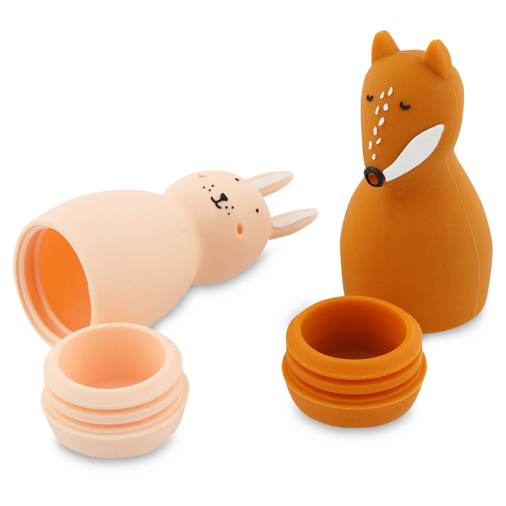 Jouet de bain Squeezy animals - Mrs. Rabbit & Mr. Fox