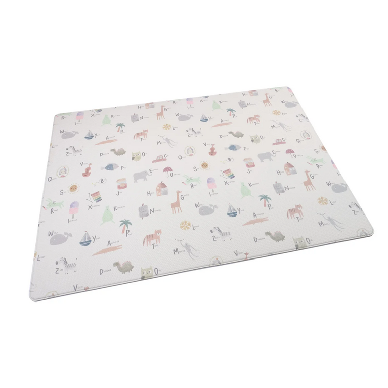 Tapis de jeu lavable en vinyle Alphabet