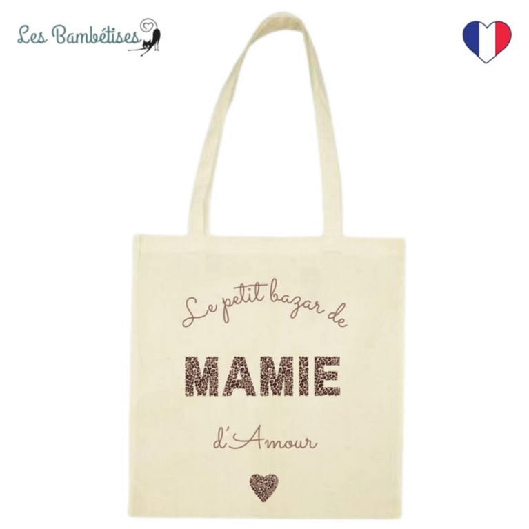 Tote bag léopard - Mamie