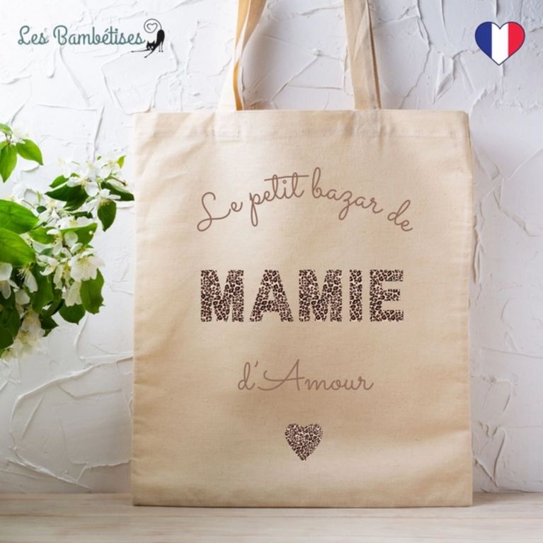 Tote bag léopard - Mamie