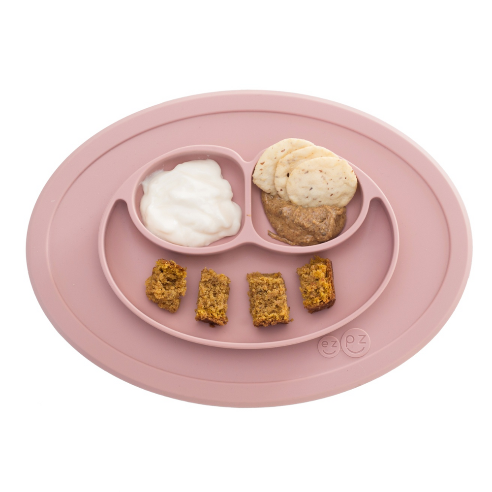 Assiette 2en1 - Mini mat EZPZ - Blush