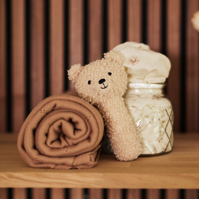 Hochet teddy bear naturel