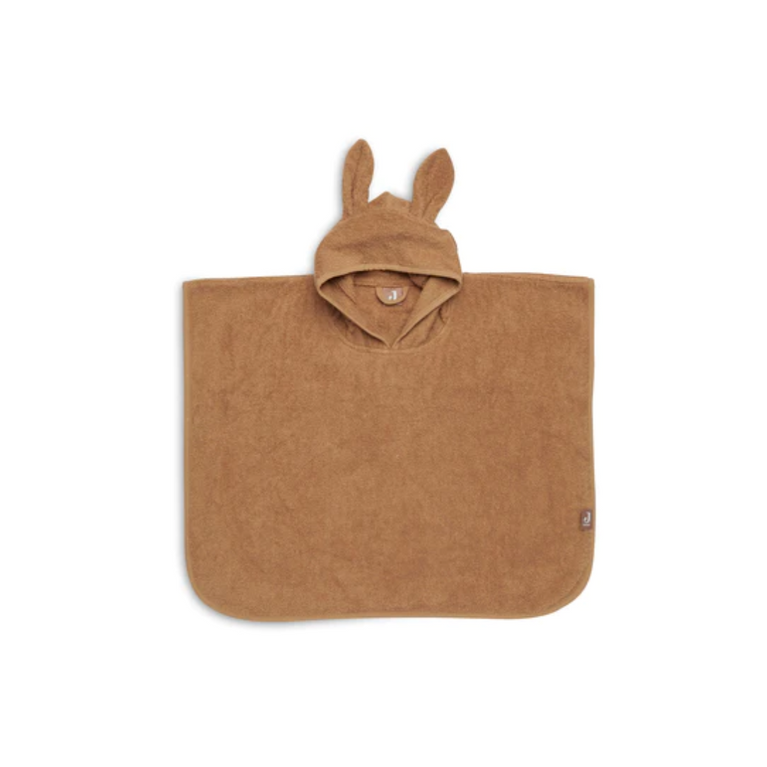 Poncho oreille de lapin caramel